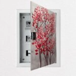 Aυτοκόλλητο ηλεκτρολογικού πίνακα MODERN ABSTRACT TREE 2