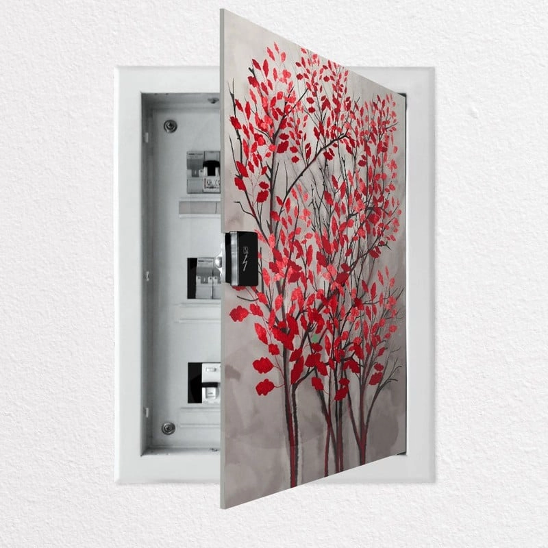 Aυτοκόλλητο ηλεκτρολογικού πίνακα MODERN ABSTRACT TREE 2