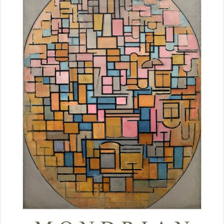 Πόστερ MONDRIAN - TABLEAU III COMPOSITION IN OVAL - Διασημοι Ζωγραφοι Sticky 7