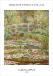 Πόστερ MONET - BRIDGE OVER A POND OF WATER LILIES