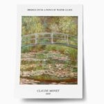 Πόστερ MONET - BRIDGE OVER A POND OF WATER LILIES