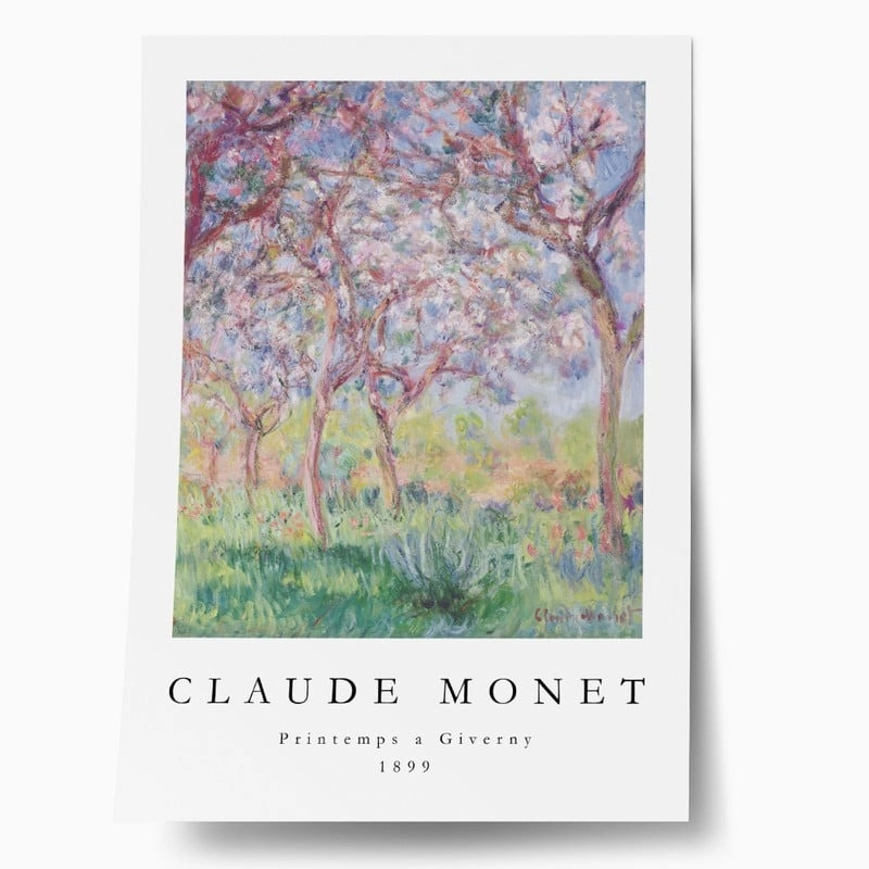 Πόστερ MONET - PRINTEMPS A GIVERNY