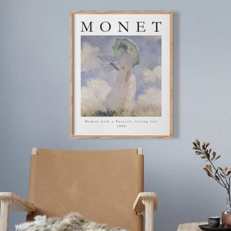 Πόστερ MONET - WOMAN WITH A PARASOL - Διασημοι Ζωγραφοι