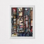 Aυτοκόλλητο ηλεκτρολογικού πίνακα NEW YORK STREET ILLUSTRATION