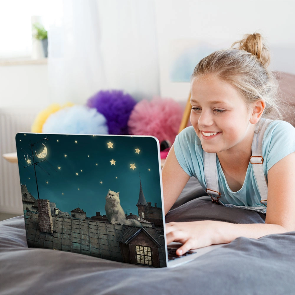 Αυτοκόλλητο Laptop NIGHT CAT