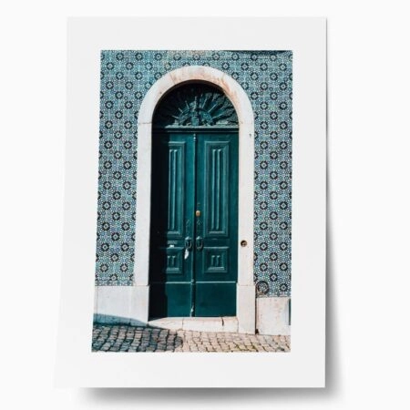 Πόστερ OLD COLORFUL DOOR - Πολεις - Χαρτες Sticky 1