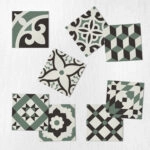 Αυτοκόλλητα Πλακάκια OLIVE CLASSIC SET 8 τμχ