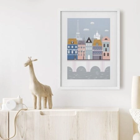 Πόστερ PARIS ILLUSTRATION - Πολεις - Χαρτες