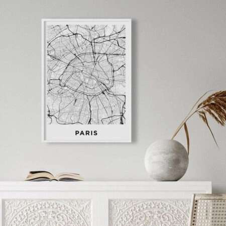 Πόστερ PARIS MAP - Πολεις - Χαρτες