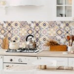 Αυτοκόλλητα Πλακάκια PASTEL VINTAGE SET 8 τμχ
