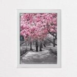 Aυτοκόλλητο ηλεκτρολογικού πίνακα PINK BLOSSOM PARK