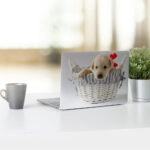 Αυτοκόλλητο Laptop PUPPY