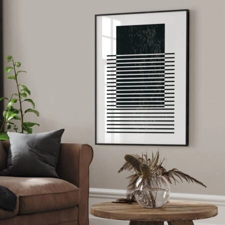 Πόστερ RECTANGLE AND LINES - Abstract - Αφηρημένα