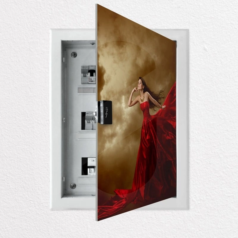 Aυτοκόλλητο ηλεκτρολογικού πίνακα RED DRESS
