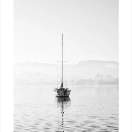 Πόστερ SAILING YACHT IN CALM LAKE - Τοπια - Φυση Sticky 2