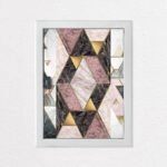 Aυτοκόλλητο ηλεκτρολογικού πίνακα TRIANGLES ON STONE