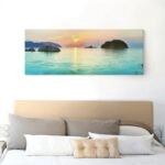 Πίνακας Πανοραμικός TURQUOISE SUNSET
