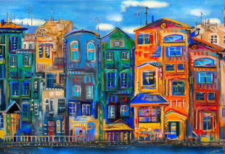 Πίνακας Πανοραμικός URBAN MOOD - Παραθαλασσιες πολεις και χωρια Sticky 6