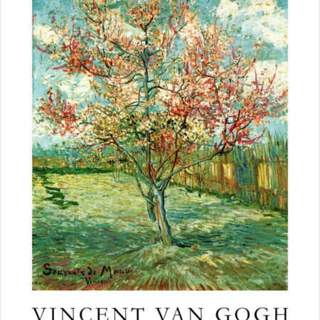 Πόστερ VAN GOGH - THE PINK PEACH TREE - Διασημοι Ζωγραφοι Sticky 6