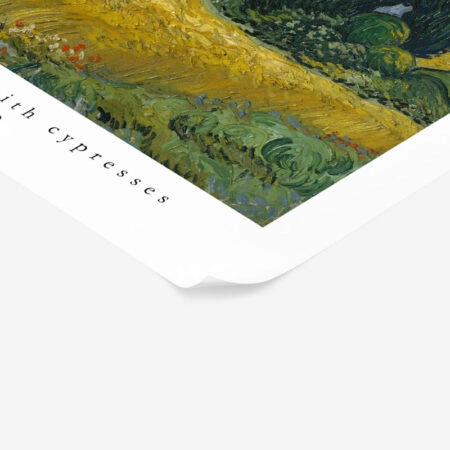Πόστερ VAN GOGH - WHEAT FIELD WITH CYPRESS TREES - Διασημοι Ζωγραφοι Sticky 2