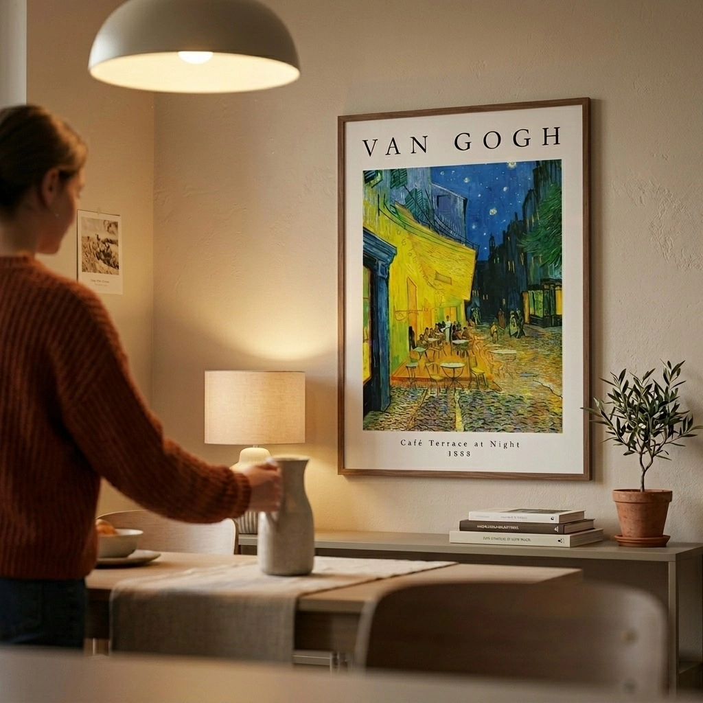 Πόστερ VAN GOGH - CAFE TERRACE