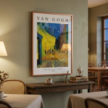 Πόστερ VAN GOGH - CAFE TERRACE - Διασημοι Ζωγραφοι Sticky 5