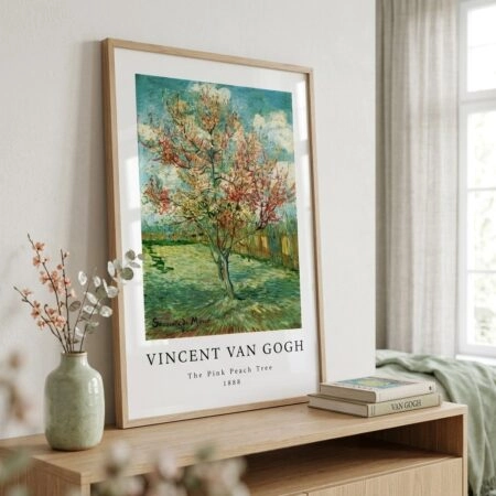 Πόστερ VAN GOGH - THE PINK PEACH TREE - Διασημοι Ζωγραφοι Sticky 4