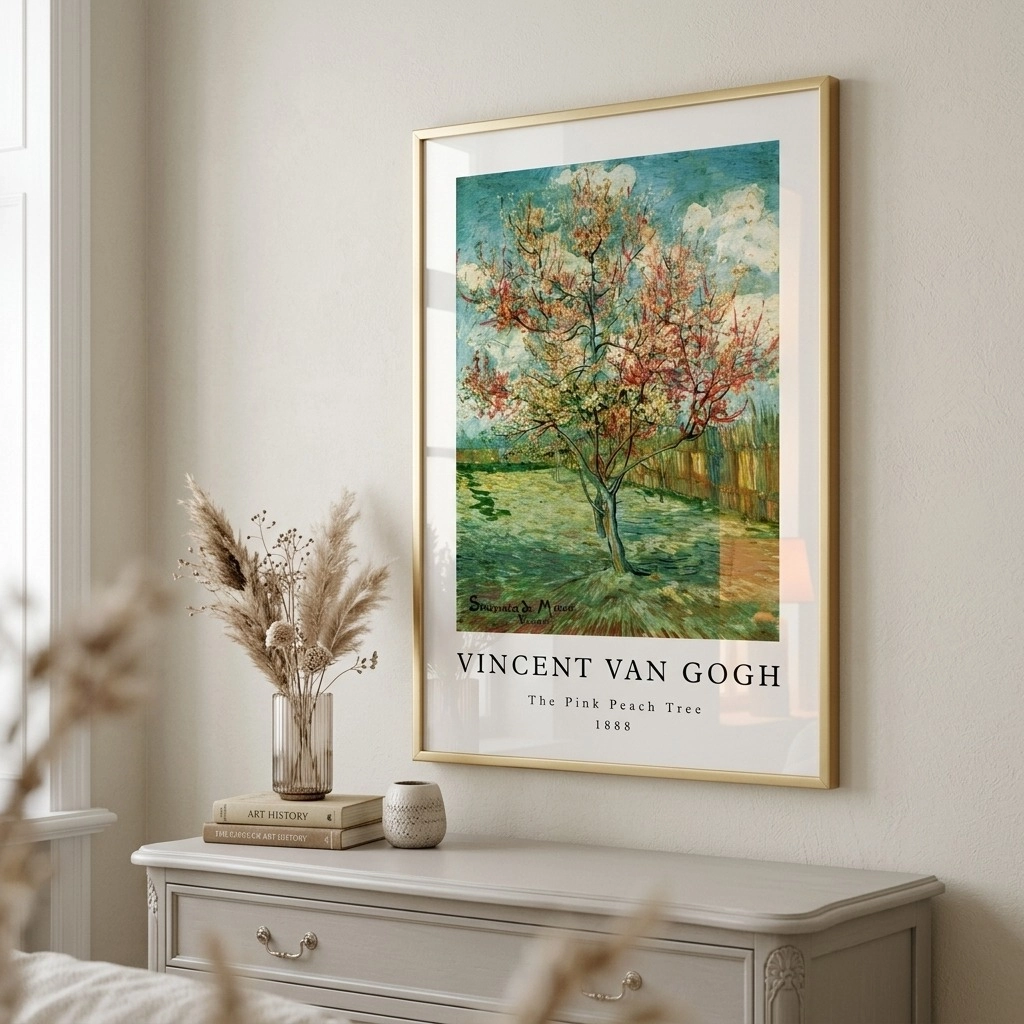 Πόστερ VAN GOGH - THE PINK PEACH TREE