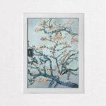 Aυτοκόλλητο ηλεκτρολογικού πίνακα VAN GOGH - ALMOND BLOSSOM PASTEL BLUE