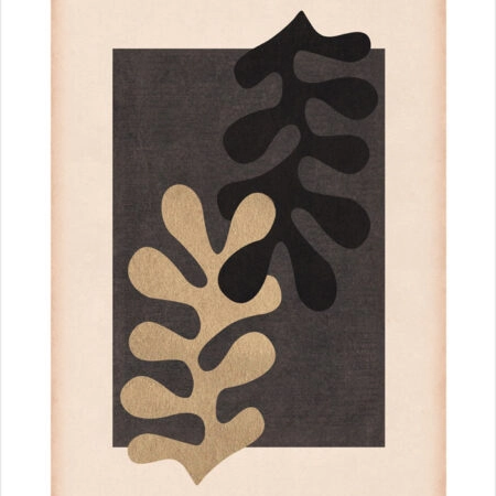 Πόστερ VINTAGE LEAVES COMPOSITION - Abstract - Αφηρημένα Sticky 2