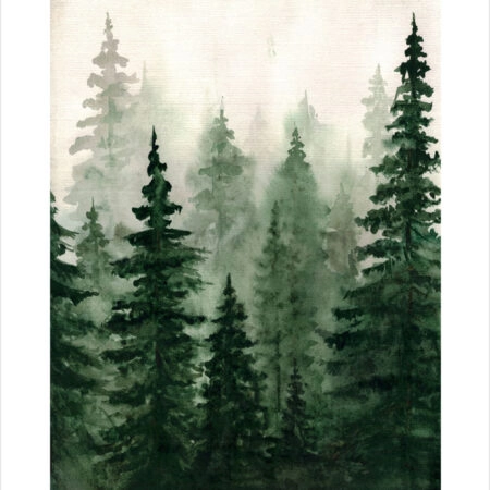 Πόστερ WATERCOLOR FOREST - Τοπια - Φυση Sticky 3