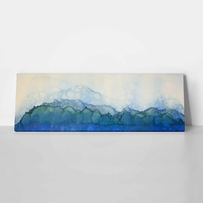 Πίνακας Πανοραμικός WATERCOLOR ABSTRACT LANDSCAPE