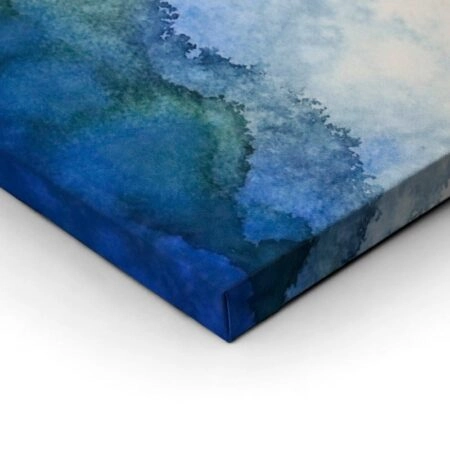 Πίνακας Πανοραμικός WATERCOLOR ABSTRACT LANDSCAPE - Κυματα Sticky 7