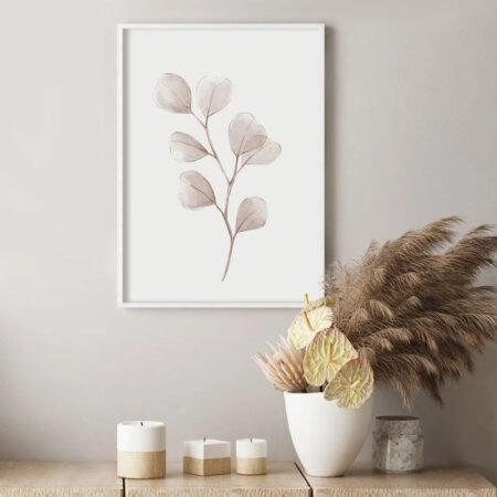Πόστερ WATERCOLOR EUCALYPTUS LEAVES - Botanical - Λουλούδια