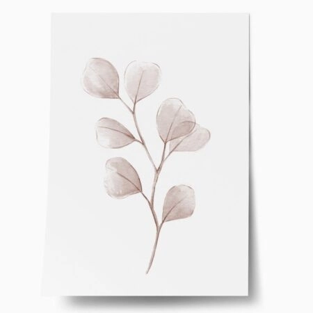 Πόστερ WATERCOLOR EUCALYPTUS LEAVES - Botanical - Λουλούδια Sticky 1