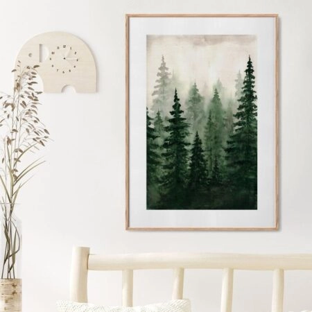 Πόστερ WATERCOLOR FOREST - Τοπια - Φυση