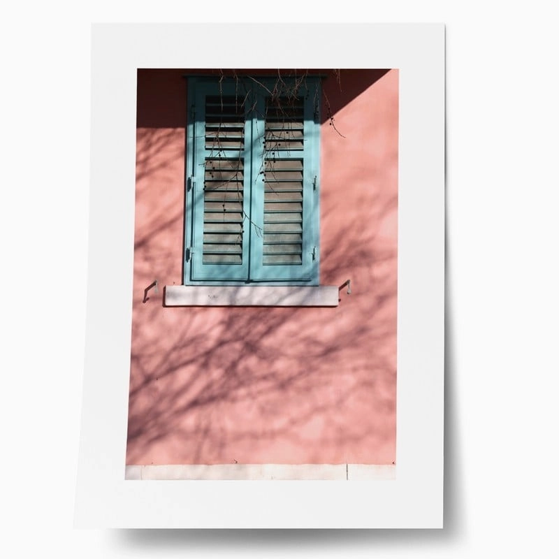Πόστερ WINDOW ON PINK WALL