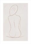 Πόστερ WOMAN LINE DRAWING