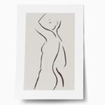 Πόστερ WOMAN LINES MINIMALISM