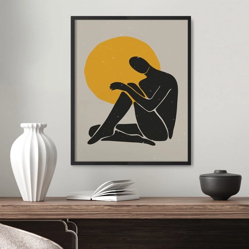 Πόστερ WOMAN SILHOUETTE BOHO