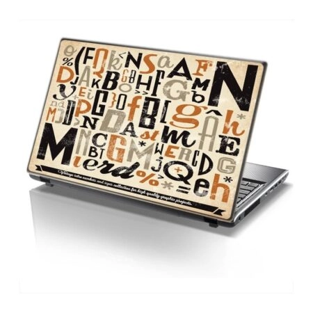 Αυτοκόλλητο Laptop TYPOGRAPHY - Laptops