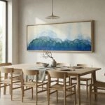 Πίνακας Πανοραμικός WATERCOLOR ABSTRACT LANDSCAPE