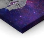 OUTLET Πίνακας Πανοραμικός ASTRONAUT IN SPACE 140cm x 40 cm