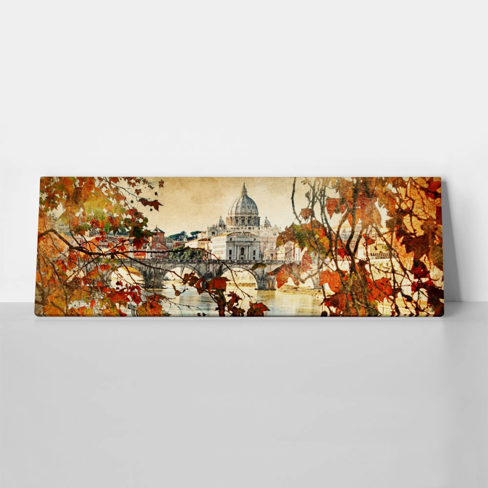Πίνακας Πανοραμικός AUTUMN ROME 1