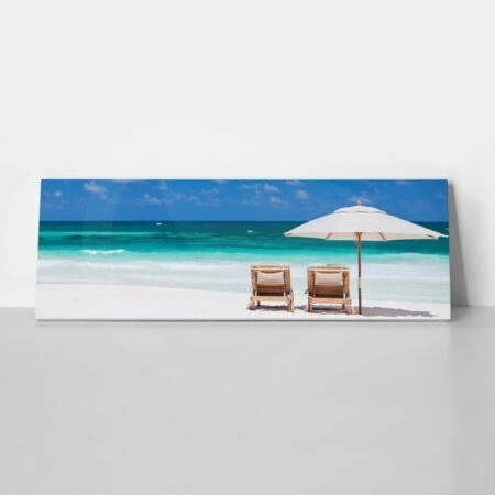 Πίνακας Πανοραμικός BEACH CHAIRS - Παραλιες