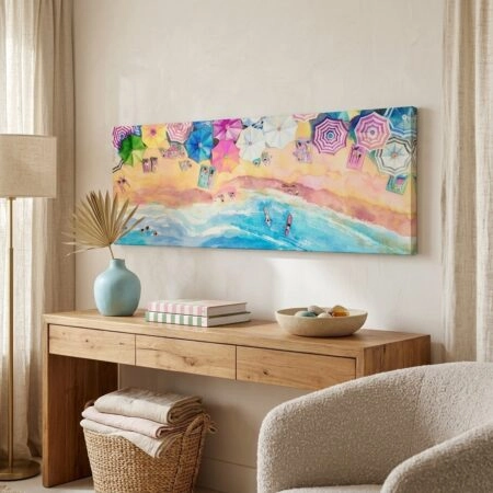 Πίνακας Πανοραμικός BEACH PAINTING - Παραλιες Sticky 3