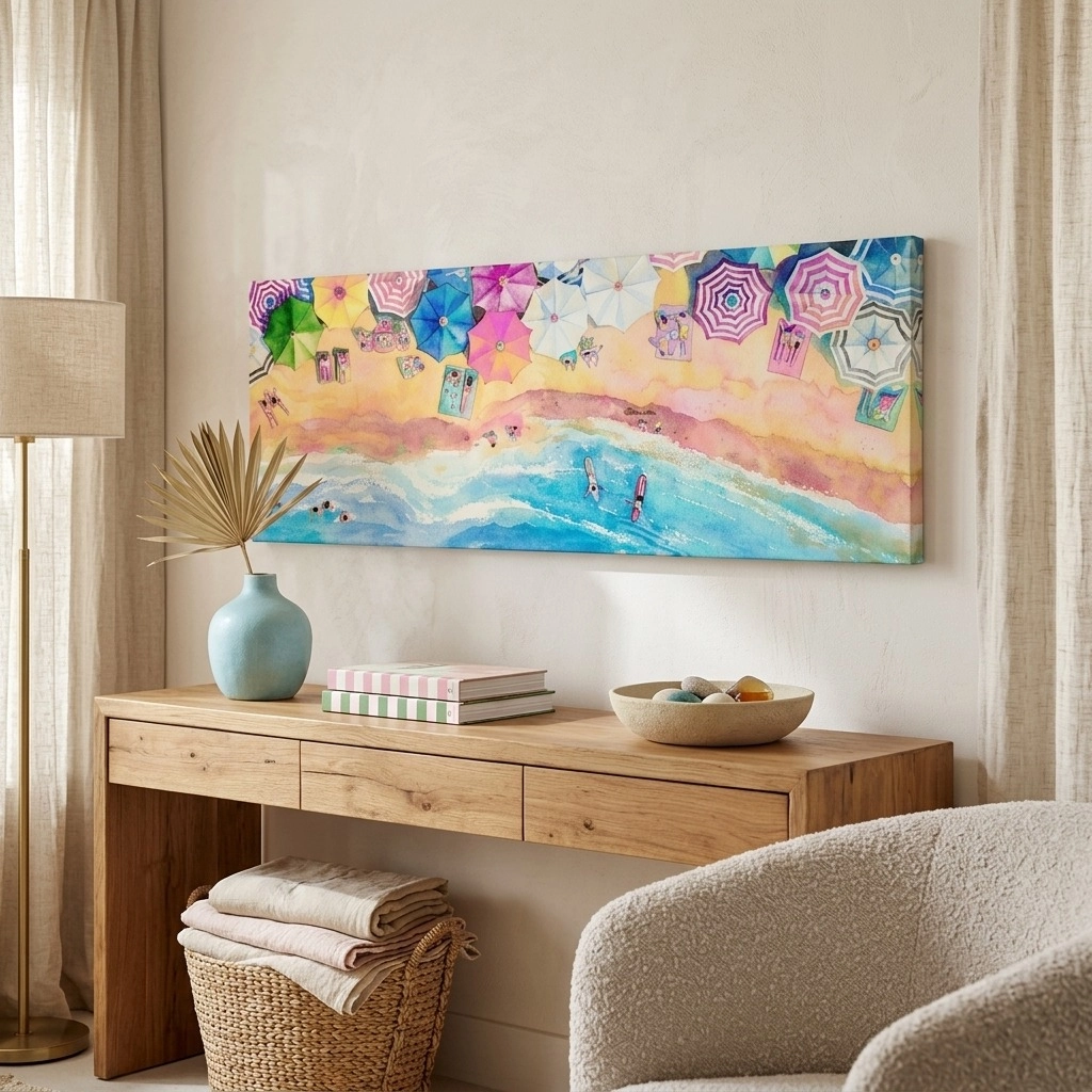 Πίνακας Πανοραμικός BEACH PAINTING