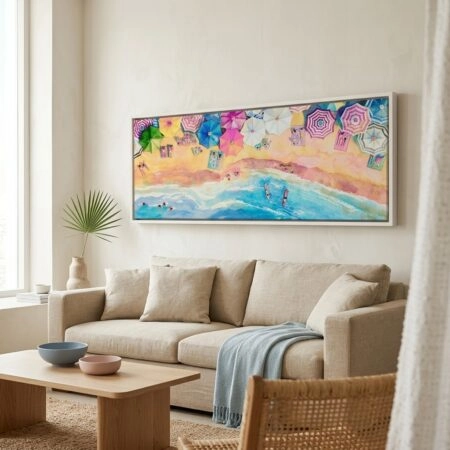 Πίνακας Πανοραμικός BEACH PAINTING - Παραλιες Sticky 5