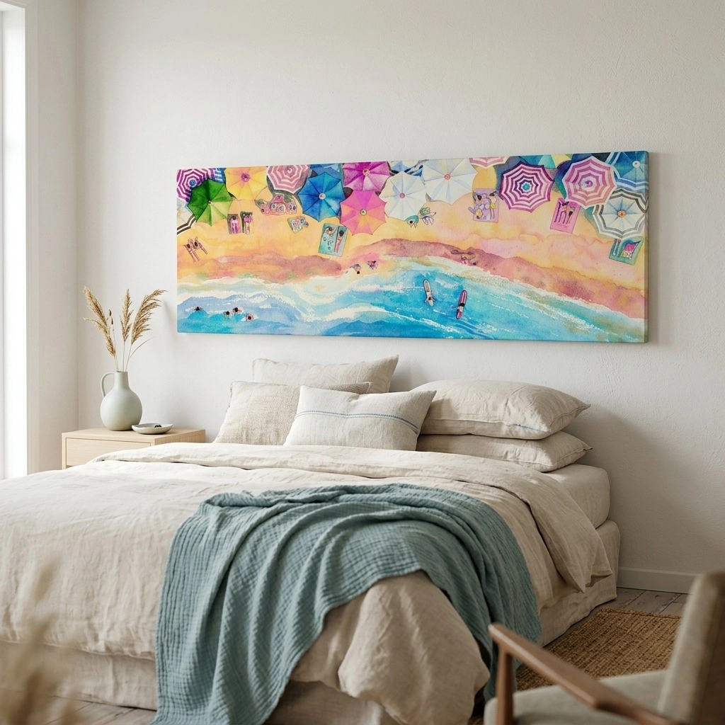 Πίνακας Πανοραμικός BEACH PAINTING