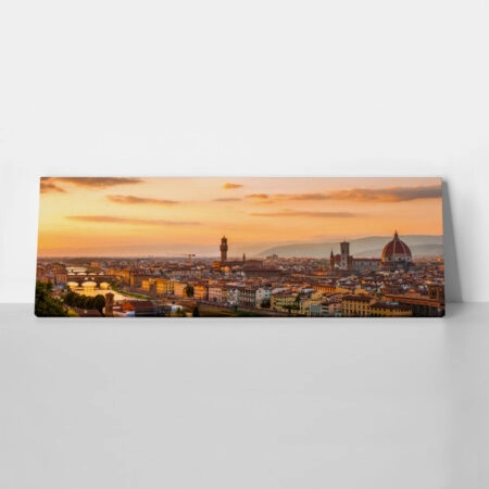 Πίνακας σε καμβά Πανοραμικός FLORENCE CITY - Πολεις και Αρχιτεκτονικη